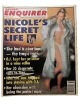 National Enquirer Magazine August 9 1994 Nicole Brown Secret Life O.J. S... - $12.75