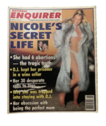 National Enquirer Magazine August 9 1994 Nicole Brown Secret Life O.J. S... - $242.33 MXN
