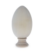Unfinished Blank Goose Wooden Egg with Detachable Stand 4.25 Inches - £31.07 GBP