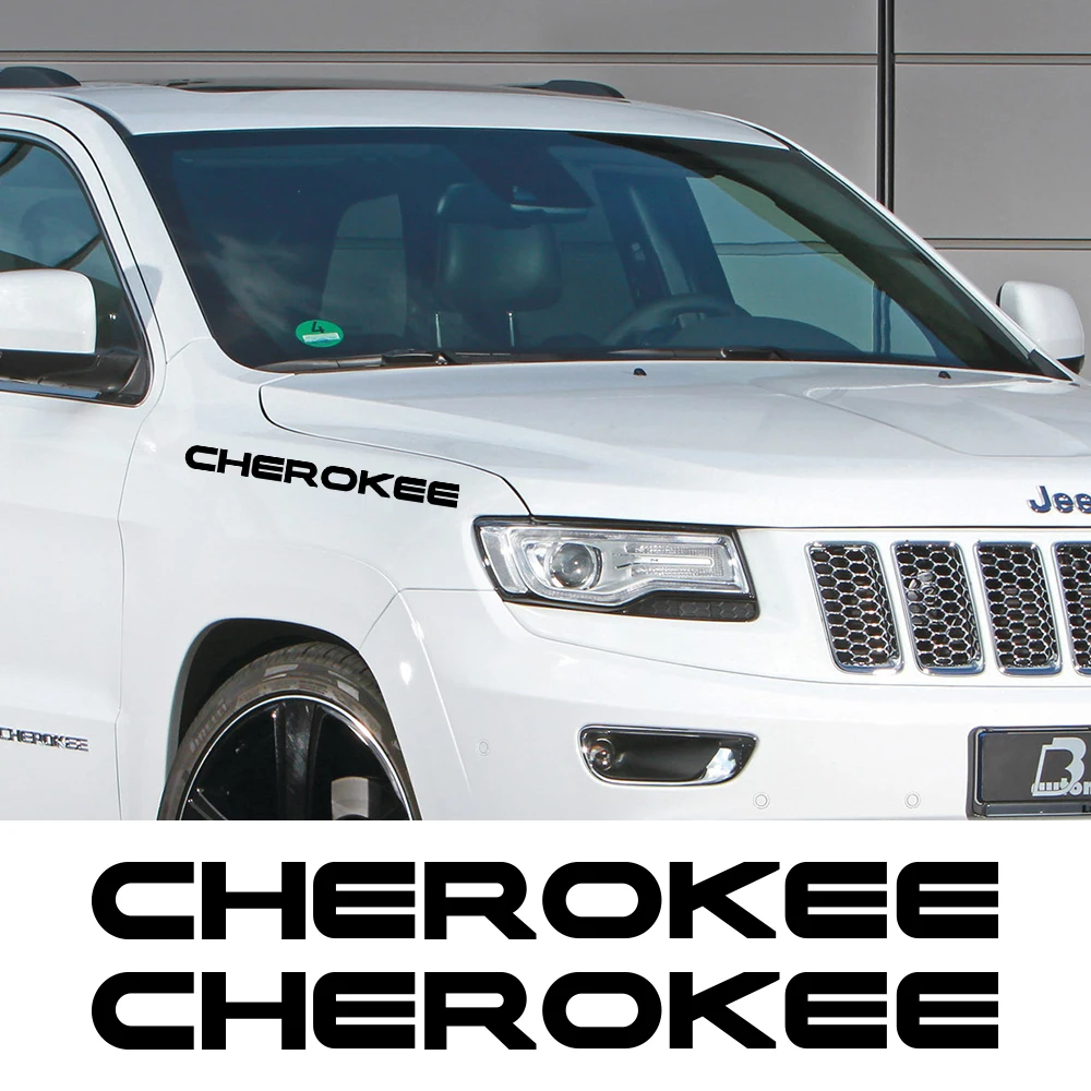For Jeep Cherokee Xj Wj WK2 Kl Wk Zj I Car Side Mudguard Pvc Stickers Vinyl Film - £9.30 GBP+