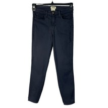L’Agence SZ 26 Margot Skinny Jeans High-Rise Stretch Pockets Zip Stingray Gray - £19.55 GBP
