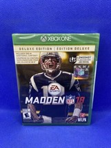 NEW! Madden NFL 18 Deluxe Edition (Microsoft Xbox One) Case Damage - Sealed! - £16.37 GBP