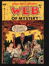 Web of Mystery #9 1952-AceClassic bondage cover-Pre-code horror-Vampire terro... - £507.13 GBP