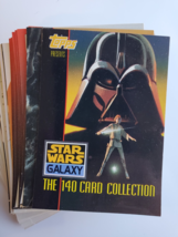 1993 Topps Star Wars Galaxy Series 1 Complete Card Set, 1 through 140, Excellent - £50.32 GBP