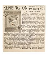 Kensington Painting Book 1885 Advertisement Victorian Ingalls Mass ADBN1A18 - $366.69 MXN