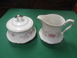 GREAT Vintage &quot;Sears&quot; HARMONY HOUSE &quot;Sonnet&quot; SUGAR AND CREAMER - £11.54 GBP