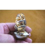 (tne-ape-go-223c) brown Gorilla monkey ape TAGUA NUT palm nuts figurine ... - $524.91 MXN