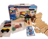 Vtg Thomas &amp; Friends Wooden Railway Stop &amp; Go Figure 8 Set Used Once 200... - $118.79