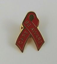 Red Awareness Ribbon Lapel Pin - $4.37