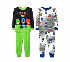 PJ Masks Toddler Boy&#39;s Night Time Heroes 4-Piece Cotton Pajama Set - €17,32 EUR+