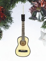 Classic Acoustic Guitar 5&quot; Musical Instrument Christmas Ornament OG12 - £11.09 GBP
