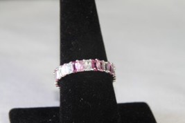 Origami Owl Ring (New) Spread The Love Pink Baguette Crystal - Sz 9 - (RN1109) - $47.54