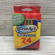 RoseArt Crayons 24 Color Pieces-Brand New-Fast Ship - £3.93 GBP