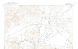 Wabuska Sheet Nevada 1894 Topo Map USGS 1:125,000 Scale 30 Minute Topographic - $22.89