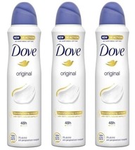 3 Packs Of Dove Original Anti Perspirant Deodorant Spray Anti Perspirant... - £16.57 GBP