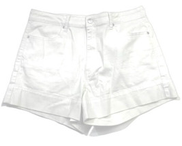 Forever 21 White Cotton Shorts Women&#39;s Size 29 High Rise - £9.43 GBP