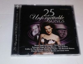 Various Artists : 25 Unforgettable Songs Volume 4 Cd - £19.64 GBP