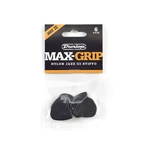 Jim Dunlop 471P3S Jz-6 Nylon Max Grip Guitar Pick in Player Pack  - $15.00