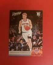 2016-17 Panini Prestige Mindaugas Kuzminskas ROOKIE RC #197 New York Knicks  - £1.40 GBP