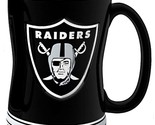 Raiders Las Vegas Oakland NFL Sculpted Relief Ceramic Coffee Mug Tea Cup... - £18.92 GBP