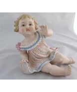 Conta Boehme Style Girl With Butterfly Bisque Porcelain Piano Baby - €21,71 EUR