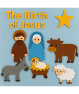 Bring the story of Christmas to life with this beautiful Felt Nativity T... - $8.30