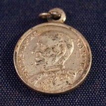 Vintage Pope Maximus Religious Medallion Pendant Medal - $7.91