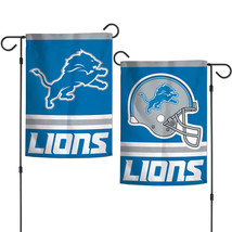 Detroit Lions Flag 12x18 Garden Style 2 Sided - $818.08 MXN