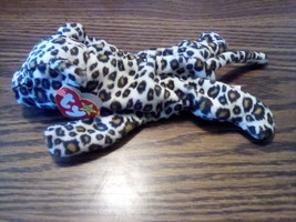 Ty Beanie Babies Freckles the Spotted Leopard Plush Toy - 4066 - £7.73 GBP