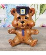 US Mail Teddy Bear Bank Promo Mail Carriers Only Plastic USPS Vintage &amp; ... - £24.47 GBP