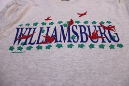 Wiiliamsburg Virginia Tee Shirt Mens Medium Gray 50/50 Blend - $9.39
