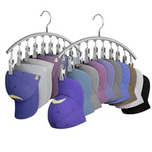 Hat Hangers For Closet, Metal Hat Organizer Racks For Baseball Caps 2 Pa... - £21.49 GBP