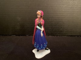 Disney Frozen Princess Anna Figure Collectible Cake Topper Toy - £6.75 GBP
