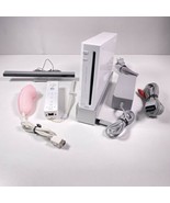 Nintendo Wii Console W/ Sensor + Cords Gamecube Compatible White RVL-001... - £46.92 GBP