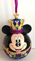 Disney Parks Mickey Mouse Nutcracker Purple Crown Ornament NEW - £78.86 GBP