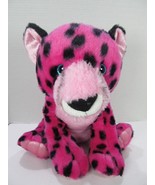 Aurora World Girlz Destination Nation Hot Pink Leopard Cub Plush 12&quot; Spa... - £11.05 GBP