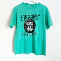 Vintage Men’s Higgins Fine Ales T-shirt Green Single Stitch USA Oneita 1... - $29.99