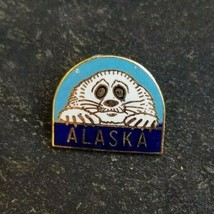 ALASKA Frozen Seal Travel Souvenir Lapel Hat Pin  - £3.92 GBP