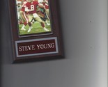 STEVE YOUNG PLAQUE SAN FRANCISCO 49ers FORTY NINERS FOOTBALL NFL - £3.15 GBP