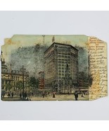 Antique 1906 Postcard Detroit Michigan Soldiers &amp; Sailors Monument Build... - $9.03 CAD