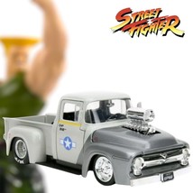 STREET FIGHTER - GUILE &amp; 1956 FORD F-100 - Jada 1:24 Scale - Collectible - $39.00