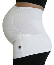 Pure Belly White Organic Belly Wrap White Medium Pregnancy Body Stretch ... - $16.93