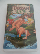 Tarzan &amp; Jane VHS tape 2002 Walt Disney Home Video in Clamshell Case VG+ - £5.58 GBP