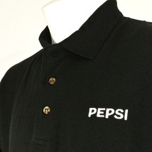 PEPSI Cola Merchandiser Employee Uniform Polo Shirt Black Size S Small NEW - $25.49
