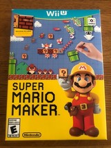 Brand New WII U SUPER MARIO MAKER With IDEA BOOK Included! Nintendo Amii... - $29.95