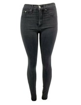 Rag And Bone High Rise Skinny Jeans Size 27 Black - £40.31 GBP