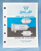 Vintage Sporlan Catch All Filter Drier Bulletin Catalog 1978 dq - £7.11 GBP