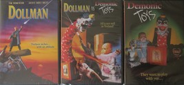 Demonic Toys Vs Dollman Triple Feature- Both Originals &amp; Vs-Full Moon- New 3 Dvd - £26.96 GBP