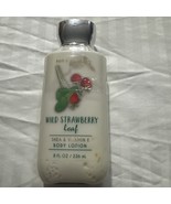  BATH &amp; BODY Works Wild Strawberry Leaf Body Lotion 8oz - $18.00 CAD