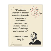 MLK Matte Poster, True Measure of a Man, Martin Luther King, Jr Gift, In... - $159.12 MXN